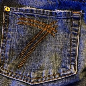 7 For All Mankind Dojo Jeans 7FAM Women’s 27x27 -
27P Great Condition!!